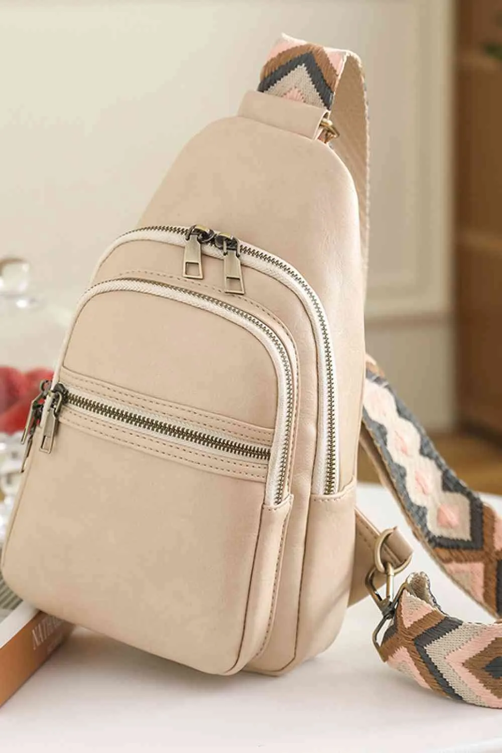 Vegan Leather Sling Bag