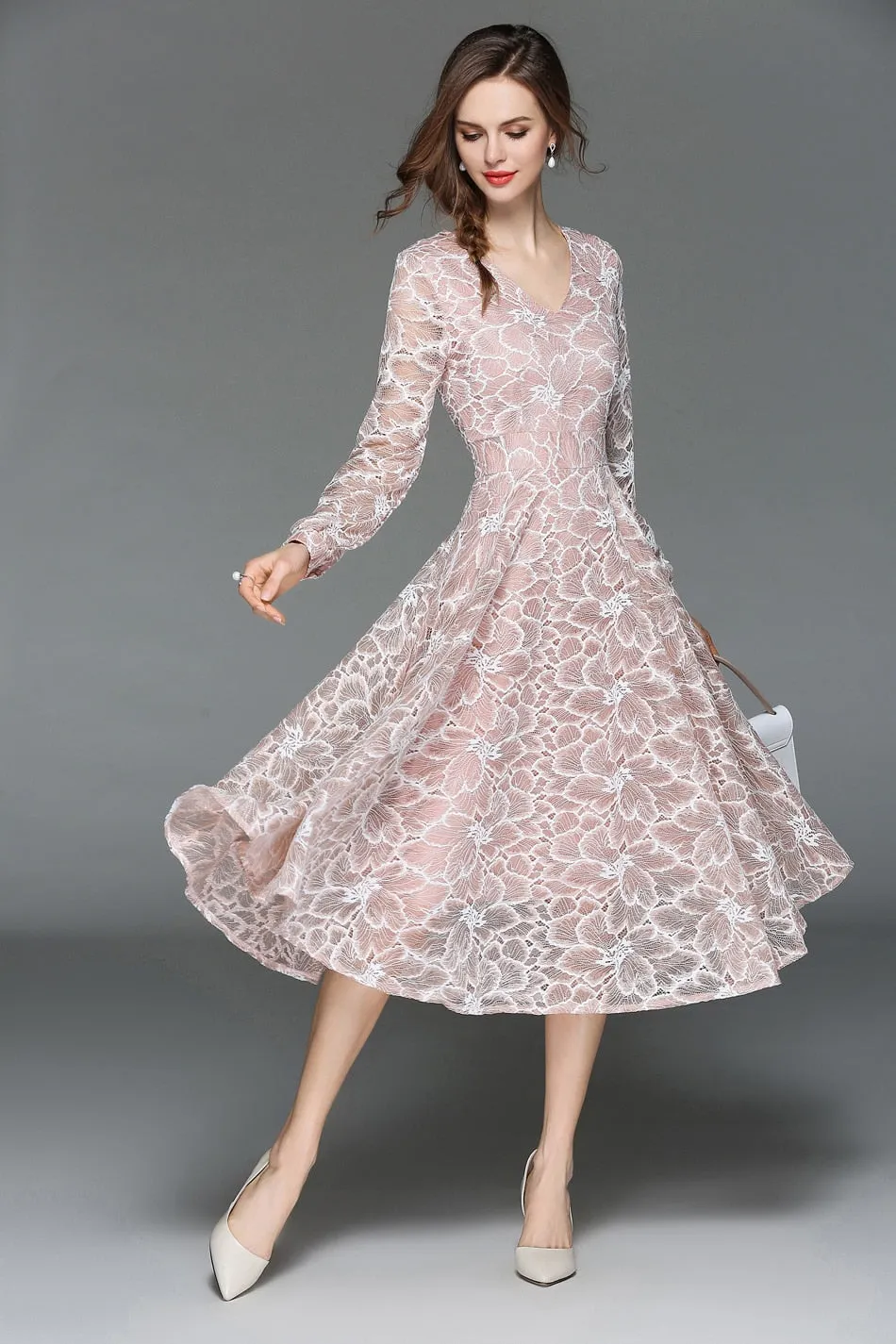 VenusFox Elegant Lace Party Dresses
