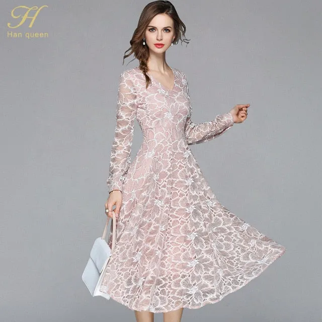 VenusFox Elegant Lace Party Dresses
