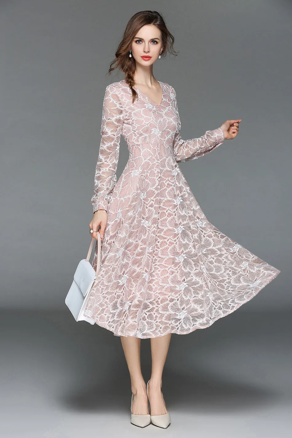 VenusFox Elegant Lace Party Dresses