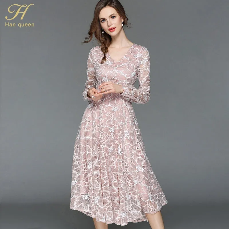 VenusFox Elegant Lace Party Dresses