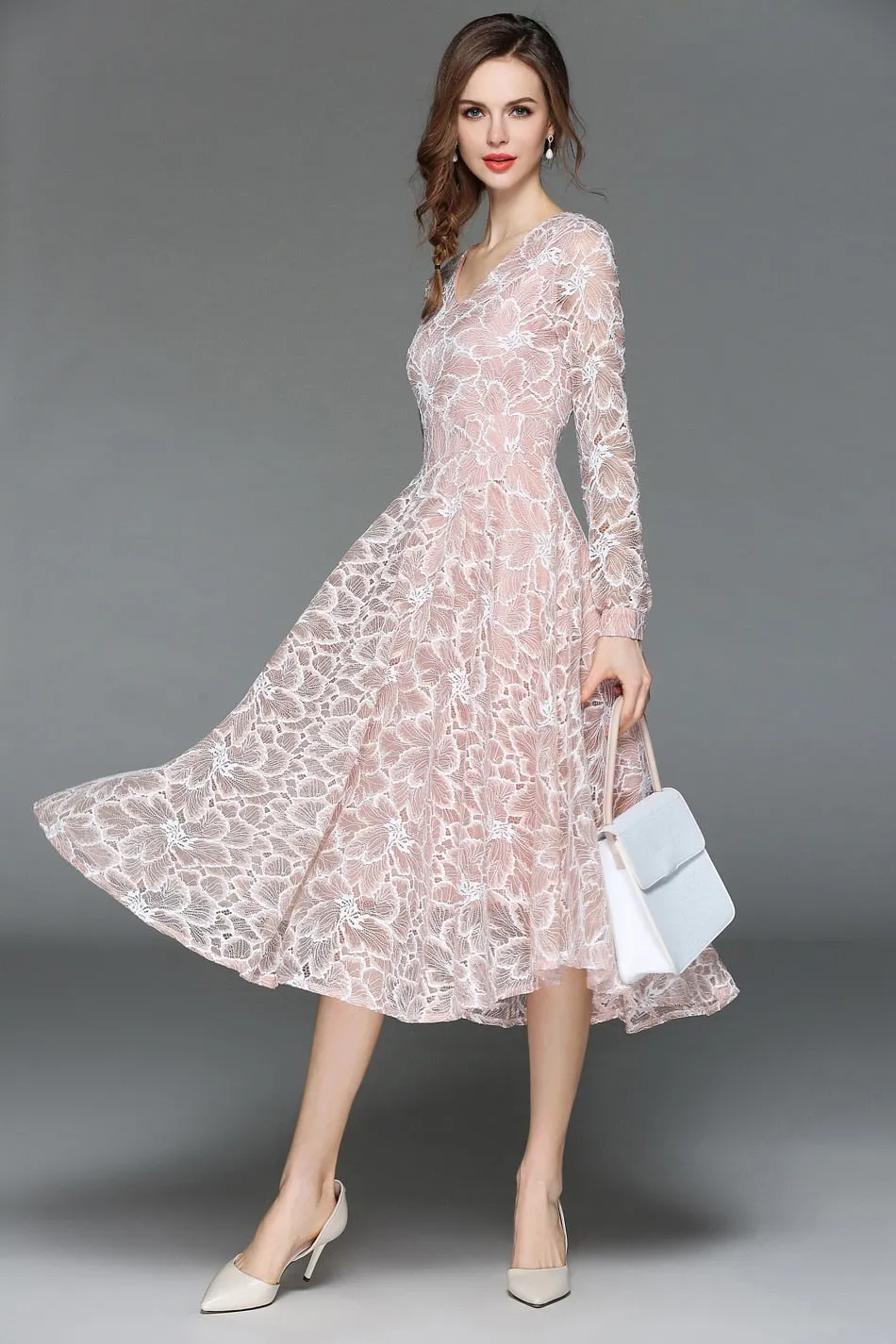 VenusFox Elegant Lace Party Dresses
