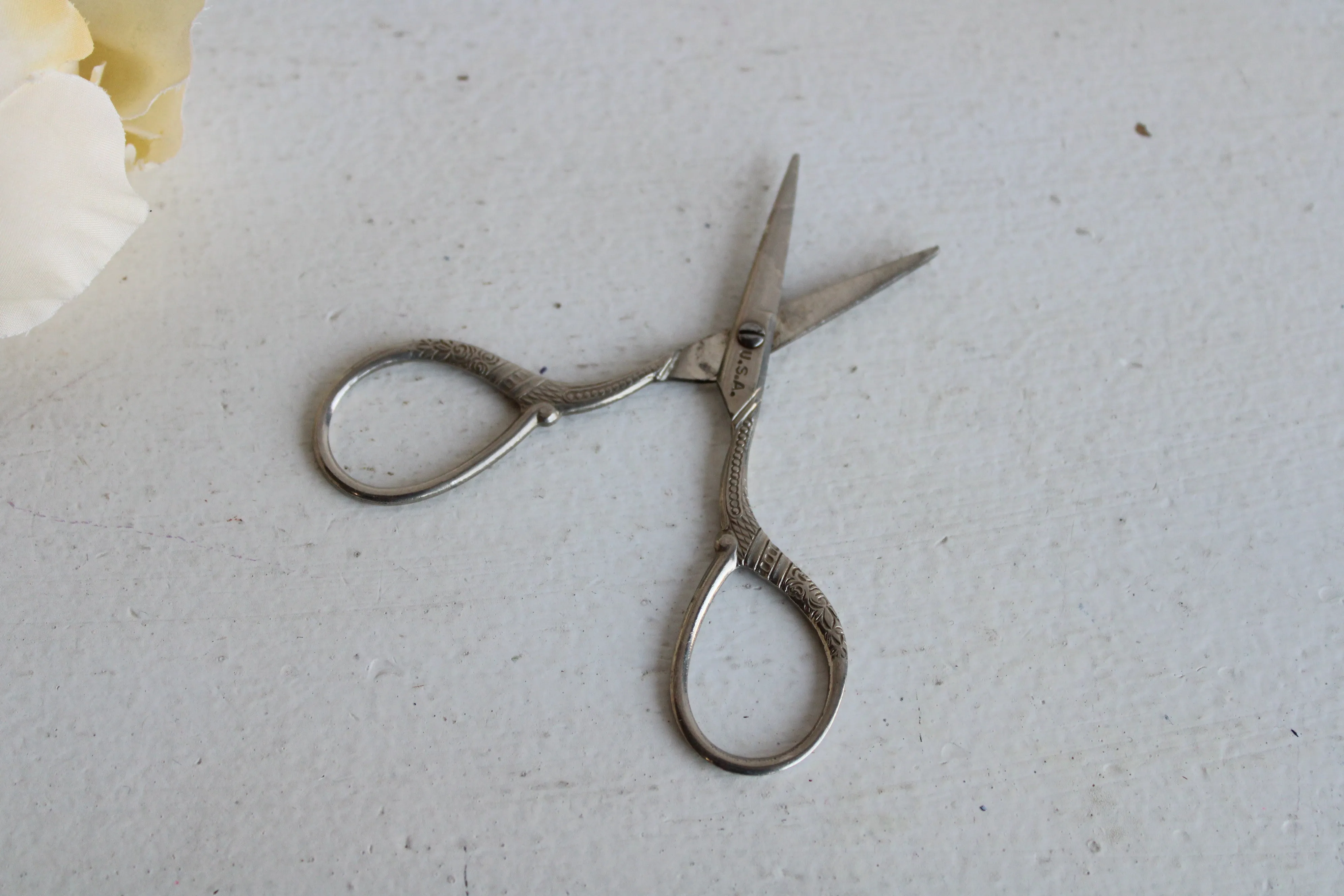 Vintage Ornate Embroidery Scissors