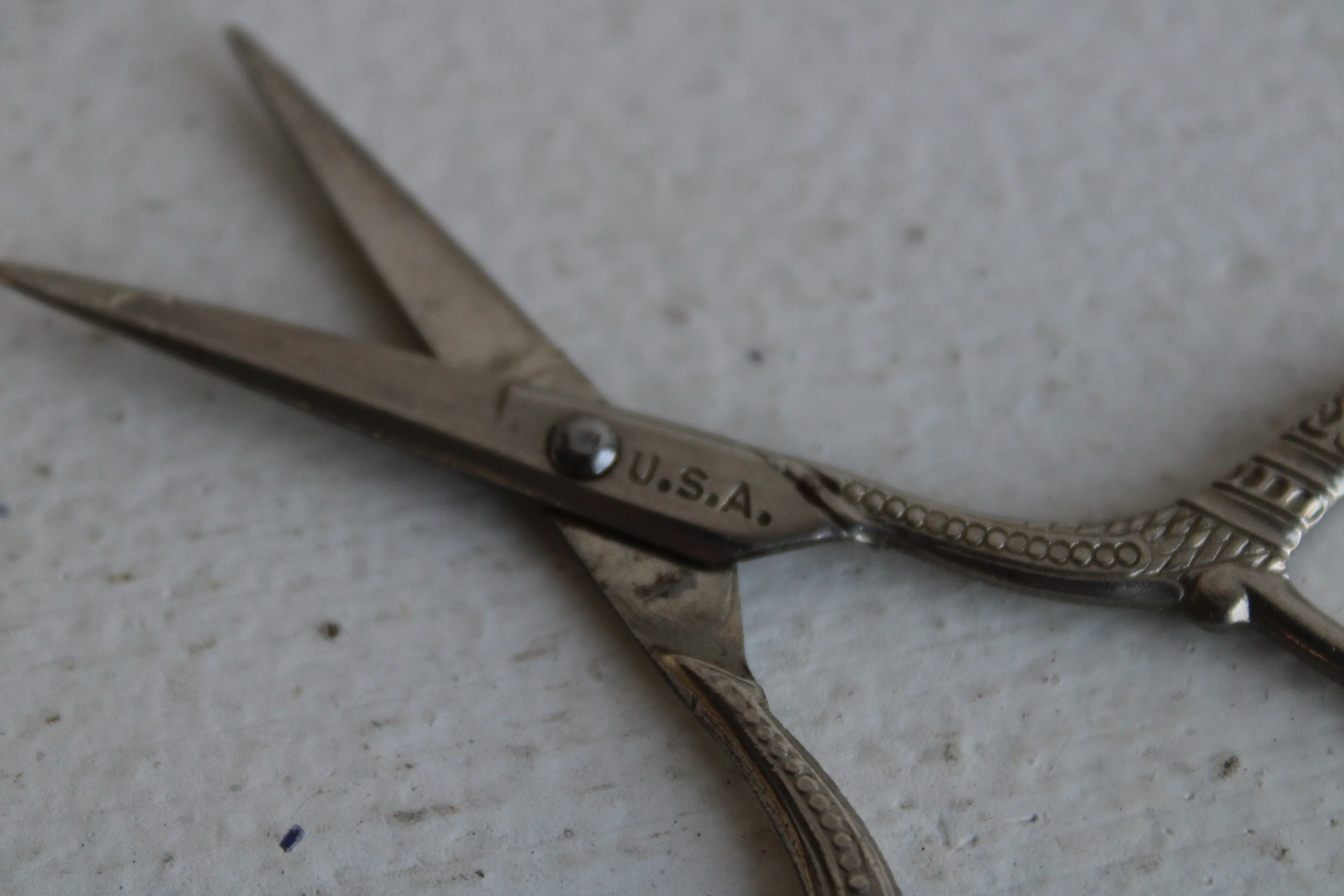 Vintage Ornate Embroidery Scissors