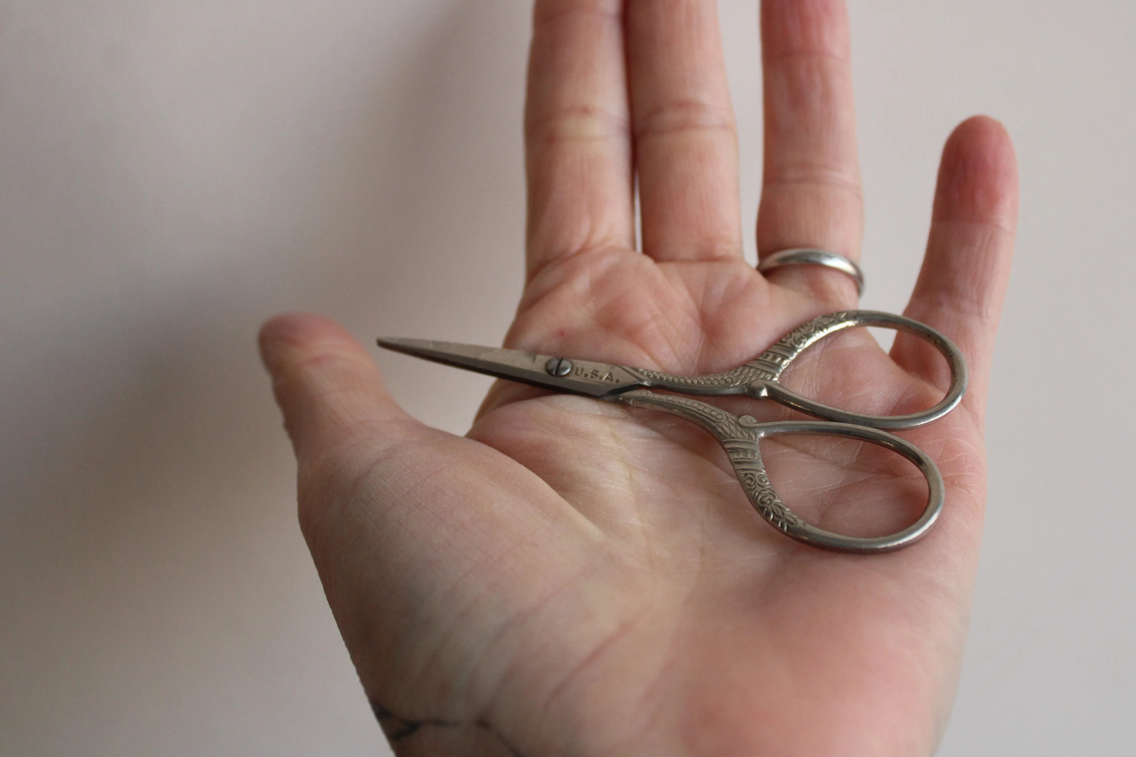 Vintage Ornate Embroidery Scissors