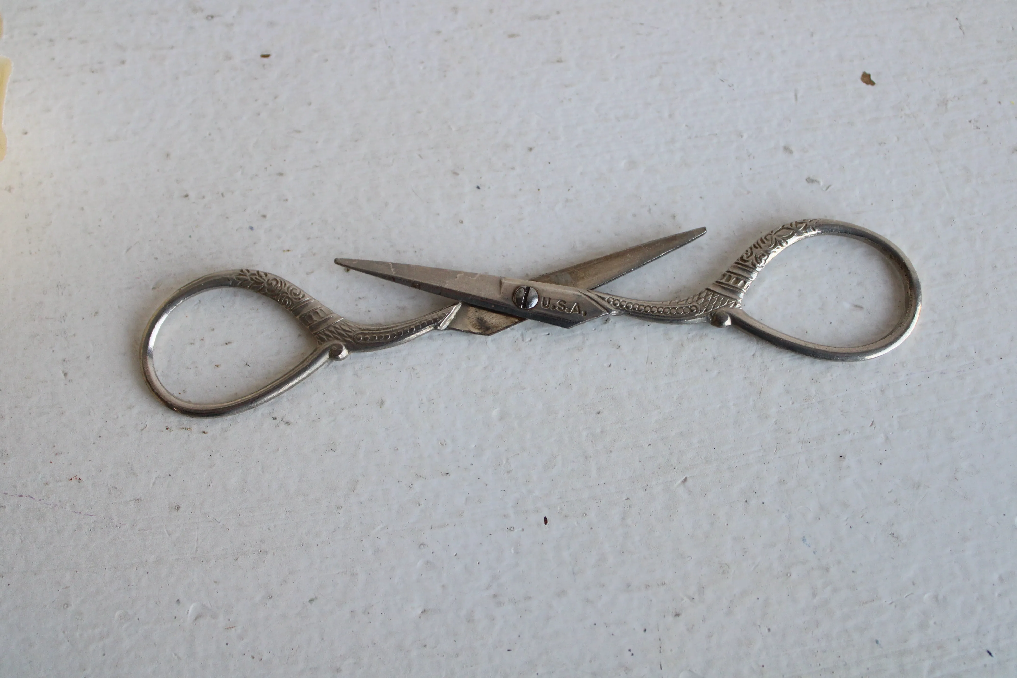 Vintage Ornate Embroidery Scissors