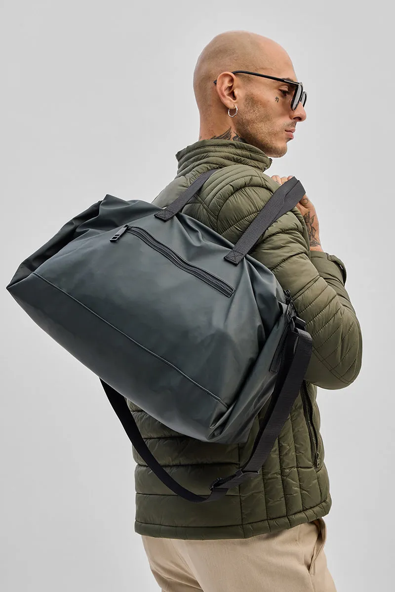 VoyageVault Green Duffle Bag