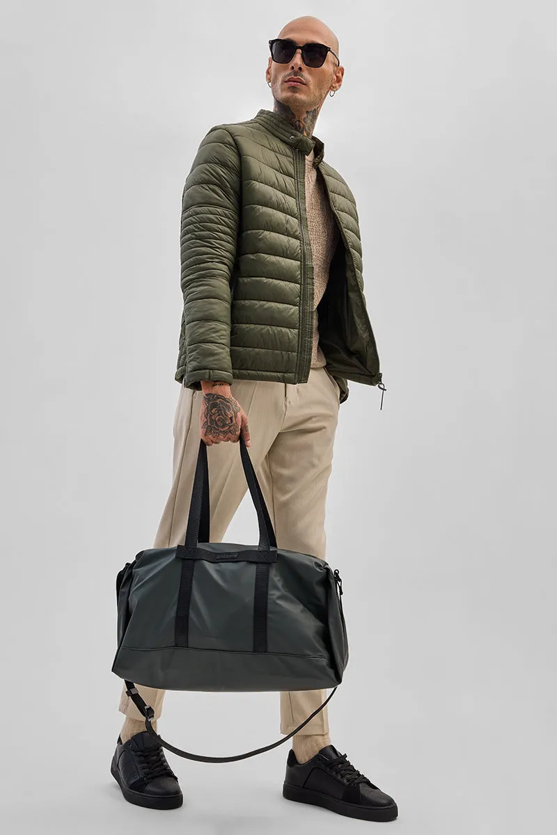VoyageVault Green Duffle Bag