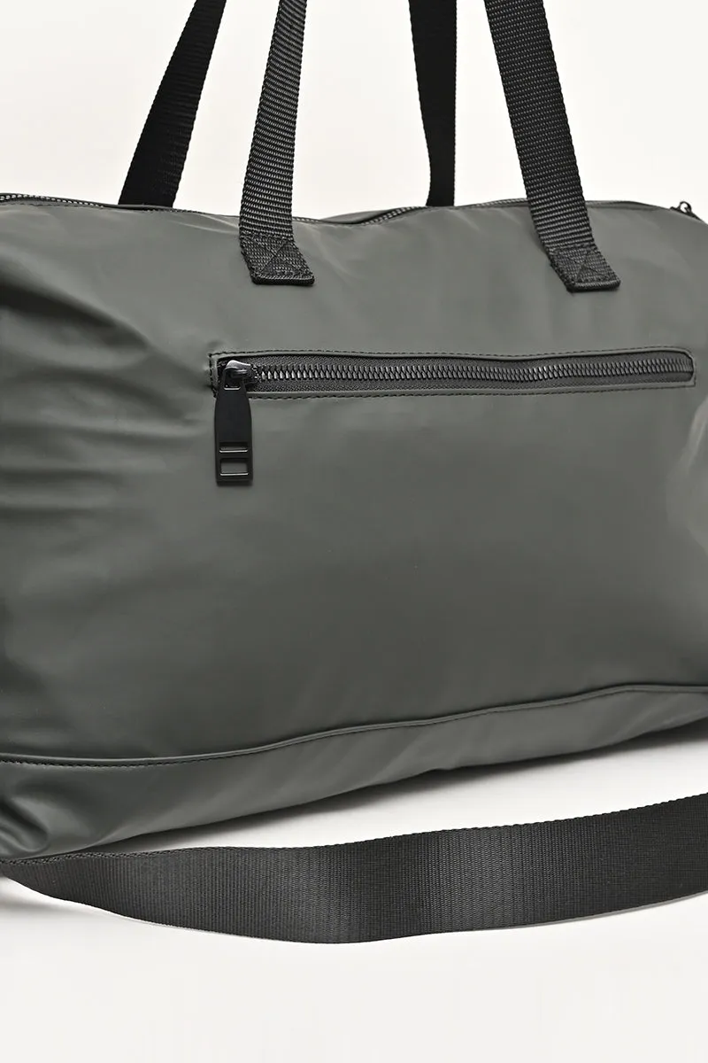 VoyageVault Green Duffle Bag