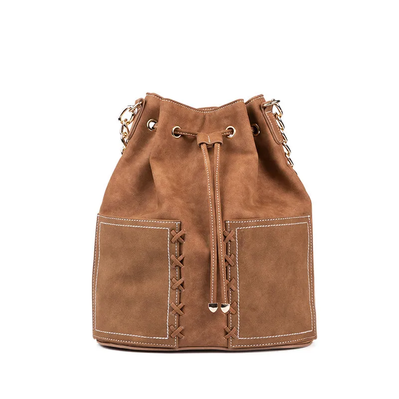 Western Womens Shoulder Bucket Bag Crossbody Boho Bags For Women