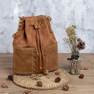 Western Womens Shoulder Bucket Bag Crossbody Boho Bags For Women