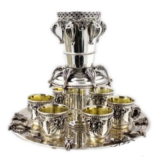 Wine Fountain - Silver Knobs