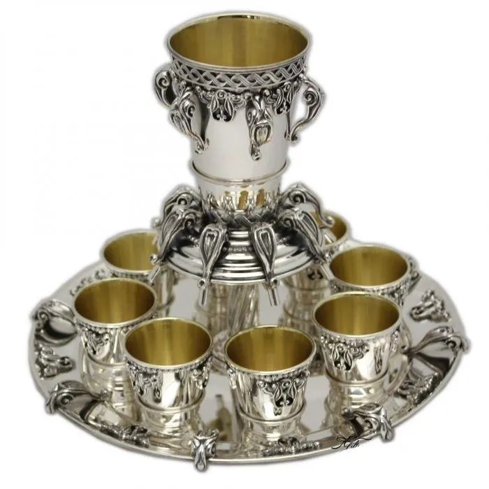 Wine Fountain - Silver Knobs