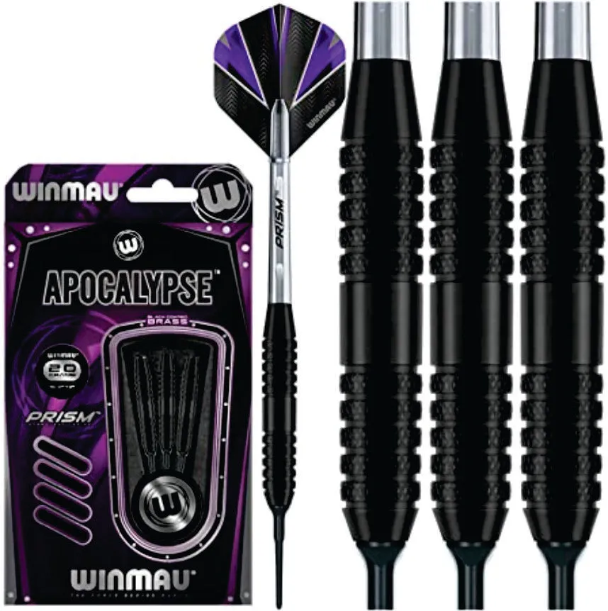 Winmau Apocalypse 25g Brass Black Darts