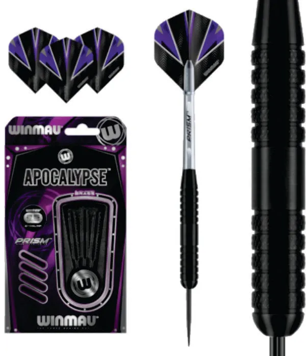 Winmau Apocalypse 25g Brass Black Darts