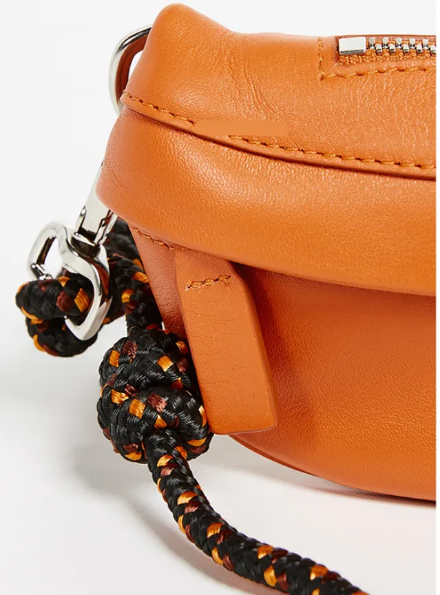 Women's Casual Leather Shoulder Bag With Weaving Belt