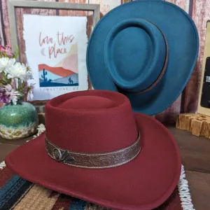 Wool Felt Shapeable Hat the "Kristi" Hat by Silverado
