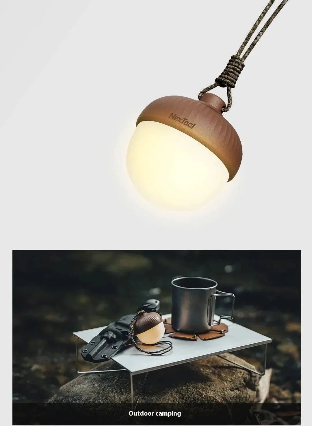 Xiaomi Nextool New Pinecone Camping Tent Night Light Long Range Atmosphere Light LED Camping Light