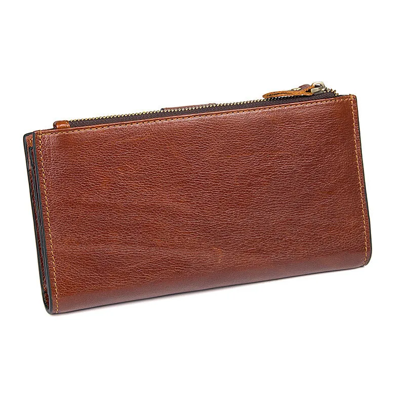 YAAGLE RFID Function Men's Real Leather Business Notecase Clutch YG8103