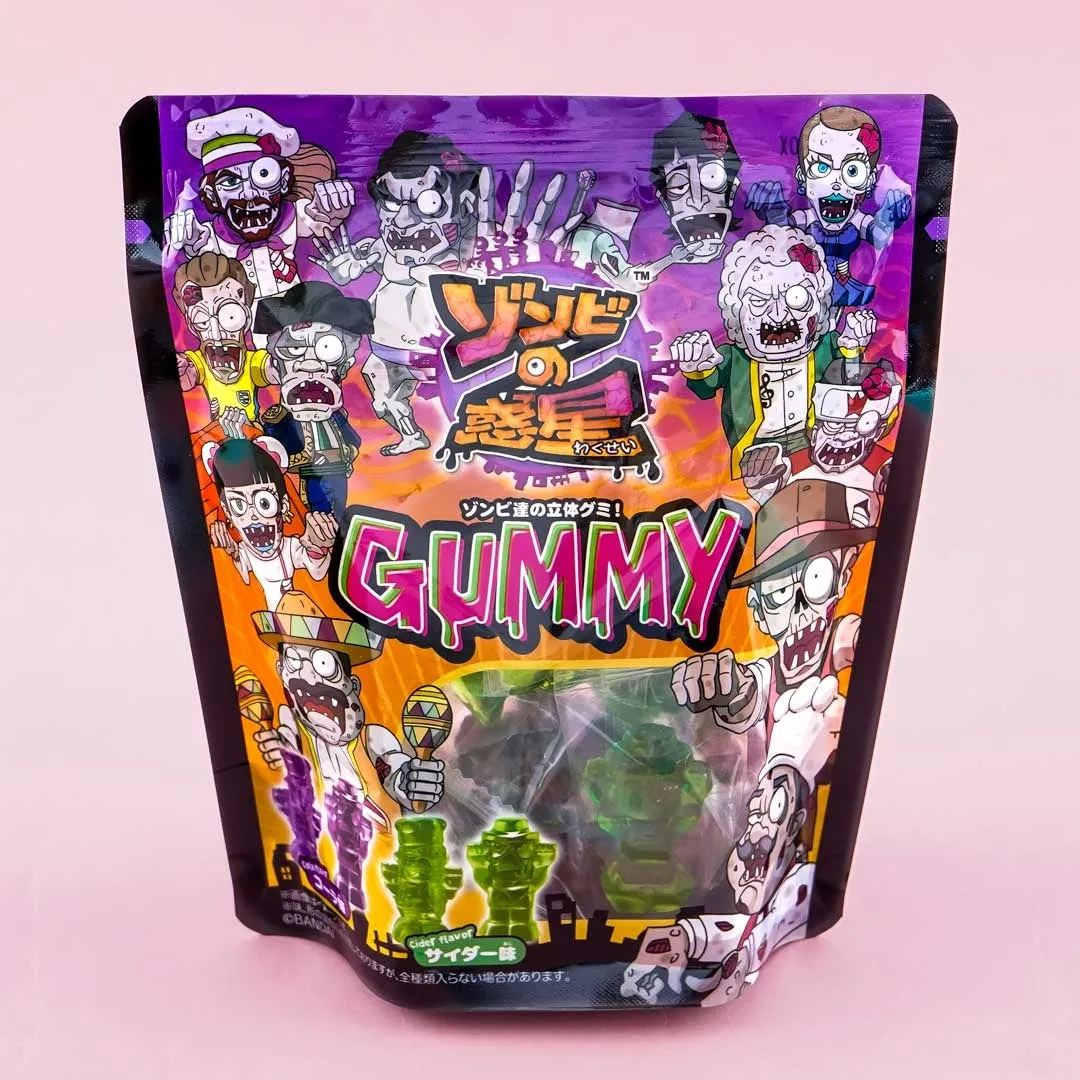 Zombie Planet Halloween 3D Gummy Candy Pack